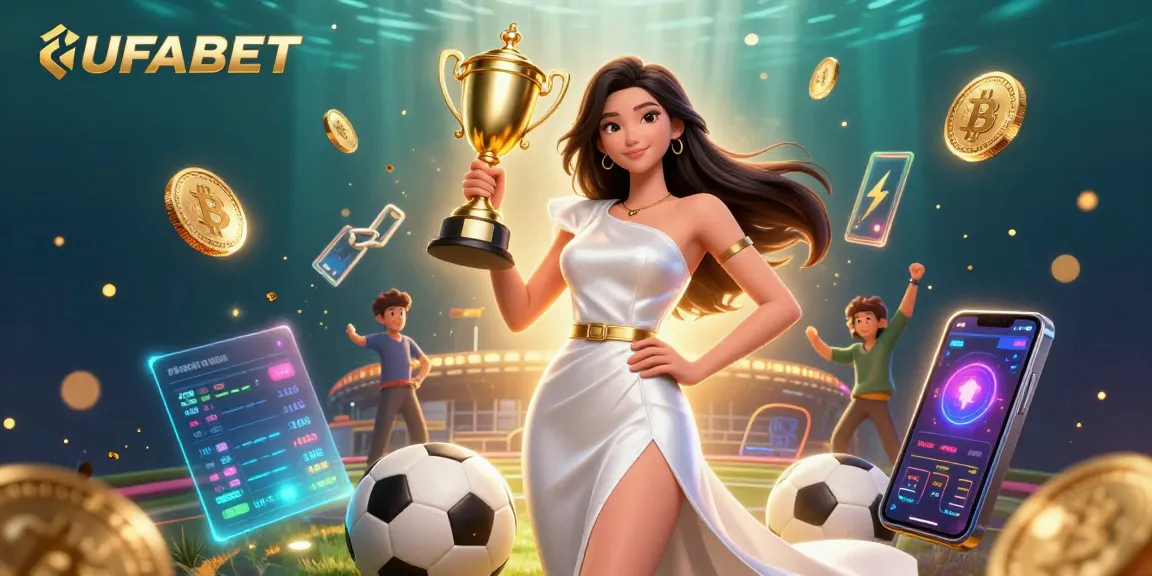 Bet big with UFABET's vibrant sports betting and casino elements in stunning illustration.